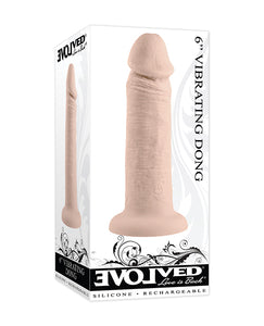 Lightweight 6" Vibrating Dong