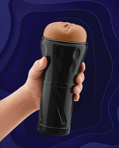 Forto V-20 Ultra-Realistic Hard-Side Stroker - Tan