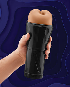 Forto Model B-02 Realistic Hard-Skin Ass Stroker - Tan