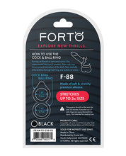 Load image into Gallery viewer, Forto F-88 Double Ring Liquid Silicone Cock Ring
