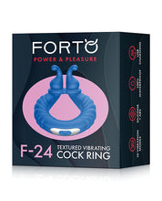 Încărcați imaginea în vizualizatorul Galerie, Forto F-24 Textured Vibrating Cock Ring
