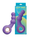 Luv Inc. Vibrador de Anillo con Cuentas - Púrpura