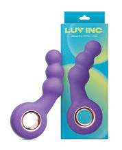 Load image into Gallery viewer, Luv Inc. Beaded Ring Vibrator - Purple
