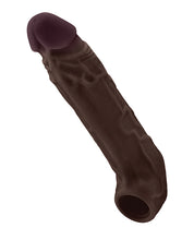 Carregue a imagem no visualizador da Galeria, FLEXISKIN 7.8&quot; Sheath de Silicone Realista em Mogno Modelo F
