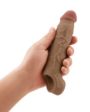 Load image into Gallery viewer, Model F Flexskin Liquid Silicone 7.8&quot; Realistic Sheath Oak
