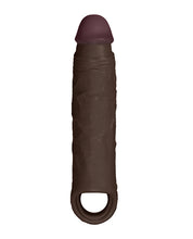 Încărcați imaginea în vizualizatorul Galerie, Model F 8.8 Mahogany Flexskin Liquid Silicone Pleasure Sheath
