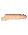 Flexskin 7.8" Vibrating Silicone Sheath - Pine with Wireless Remote