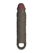 Load image into Gallery viewer, Mahogany 7.8 Inch FLEXISKIN Liquid Silicone Vibrating Cocksheath
