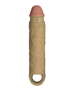 FLEXISKIN™ 7.8" Realistic Vibrating Cocksheath Oak