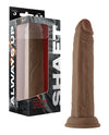 Shaft Model J Liquid Silicone 6.5" Dong - Natural Wood Finish