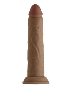 Shaft Model J Liquid Silicone 6.5" Dong - Acabamento em Madeira Natural