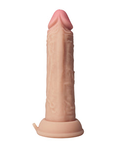 Lifelike 6.5" Vibrating Silicone Dong with Suction Cup - Pine