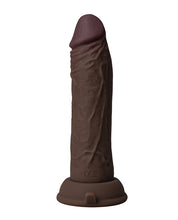 Load image into Gallery viewer, Shaft Flexskin 6.5&quot; Vibrating Dildo - Mahogany with Real-Feel Silicone
