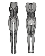 Load image into Gallery viewer, Fifty Shades Of Grey Captivate Lacy Body Stocking Black O/s
