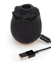 Load image into Gallery viewer, Fifty Shades Of Grey Hearts &amp; Flowers Rose Vibrator - Black
