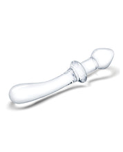 Carregue a imagem no visualizador da Galeria, 9&quot; Clear Glass Curved Dual-Ended Dildo for Versatile Pleasure
