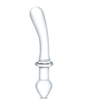 Carregue a imagem no visualizador da Galeria, Dildo Curvo Duplo com 9&quot; de Vidro Transparente para Prazer Versátil
