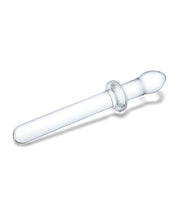 Charger l&#39;image dans la visionneuse de la galerie, Dildo en verre double extrémité cristal clair de 9,25&quot; - Lisse et élégant
