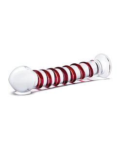 Crimson 10" Twisted Pleasure Dildo