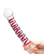 Load image into Gallery viewer, Crimson 10&quot; Twisted Pleasure Dildo
