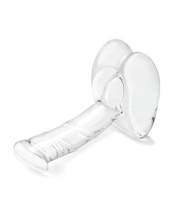 Kurvad 7,5" Glas Rideable Dildo med Stabilitetsbas