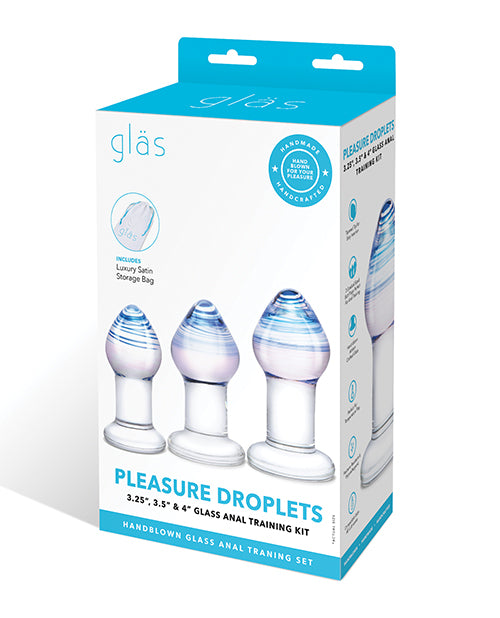 Kit de Treinamento Anal Glas Pleasure Droplets