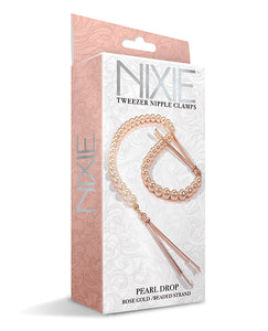 Rose Gold Nixie Perlen Tropfen Zange Brustwarzenklemmen