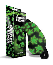 Load image into Gallery viewer, Cannabis-Inspired Glow-in-the-Dark Sleep Mask
