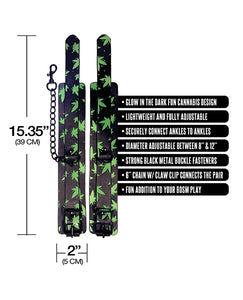 Glow & Play Cannabis Wrist Cuffs