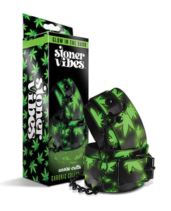 Glow-in-the-Dark Cannabis Ankle Restraints