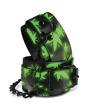 Load image into Gallery viewer, Glow-in-the-Dark Cannabis Ankle Restraints
