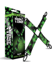 Load image into Gallery viewer, Glow in the Dark Cannabis-Themed Hogtie for Adventurous Play
