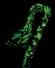 Load image into Gallery viewer, Glow-in-the-Dark Cannabis Flogger for Sensory Play
