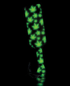 Glow-in-the-Dark Cannabis Paddle - Stoner Vibes Edition