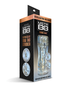 Mister B8 Clear Dual-Ended Stroker con túnel texturizado ajustado