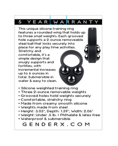 Anello da allenamento Gender X - Nero