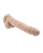 Carregue a imagem no visualizador da Galeria, Dildo Poseável True Feel 10&quot; Flexskin - Claro com Textura Realista
