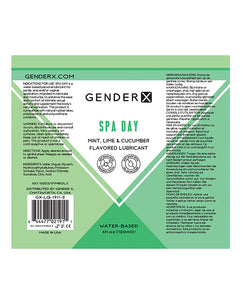 Lubrifiant aromatisé Gender X - 2 oz pour une journée spa