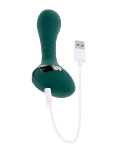 Plug in silicone vibrante Gender X Goes Anywhere - Verde acqua