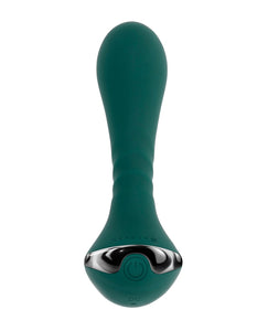 Plug in silicone vibrante Gender X Goes Anywhere - Verde acqua