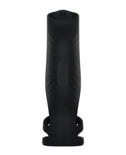 Load image into Gallery viewer, Pleasure Fusion Triple Ring Vibrating Sheath - Black Best
