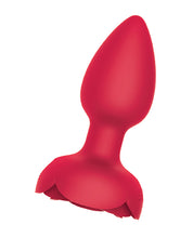 Load image into Gallery viewer, Rosebud Tushy Light Up Butt Plug - Red
