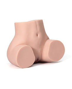 Realistische Pfirsich-Oberschenkel & Vagina Dual-Use Torso Puppe