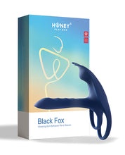 Load image into Gallery viewer, Blue Fox Ultimate Vibrating Penis Enhancer with Clit Teaser Blue
