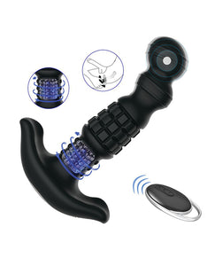 Pineapple Man Vibrating Prostate Massager - Black