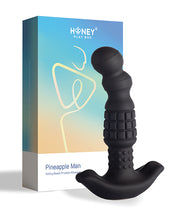 Charger l&#39;image dans la visionneuse de la galerie, Masseur prostatique vibrant Pineapple Man - Noir
