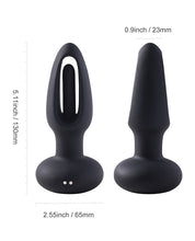 Load image into Gallery viewer, Snuggy Anal Plug Vibrator - Black
