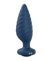 Noah app-gestuurde roterende buttplug - marineblauw