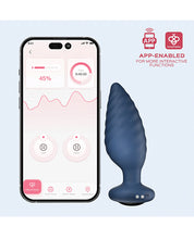 Bild in den Galerie-Viewer laden, Noah App-gesteuerter rotierender Buttplug – Marineblau
