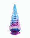 Vibrant Tentacle Suction Cup Dildo - 7.66 Inch Multi-Color Pleasure Toy